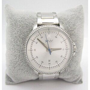 Women XNY Quartz WR Analog 40mm Dial Round Watch (G776) "New Battery"